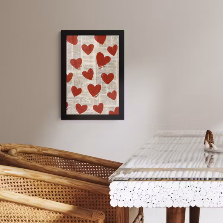 Cadre Photo - Coeurs - Journal - Loveyou — 4