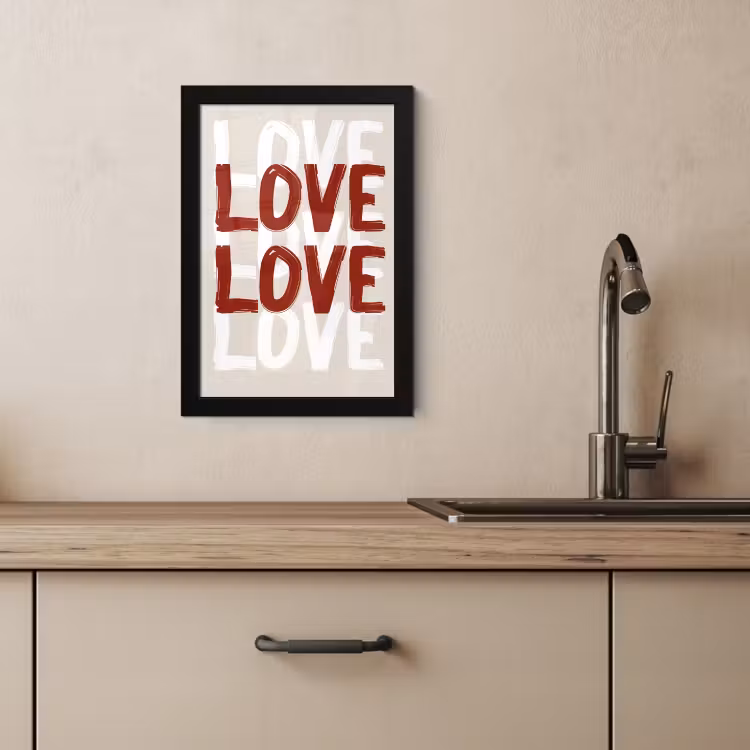 Cadre Photo - Amour - Rouge - Texte — 3