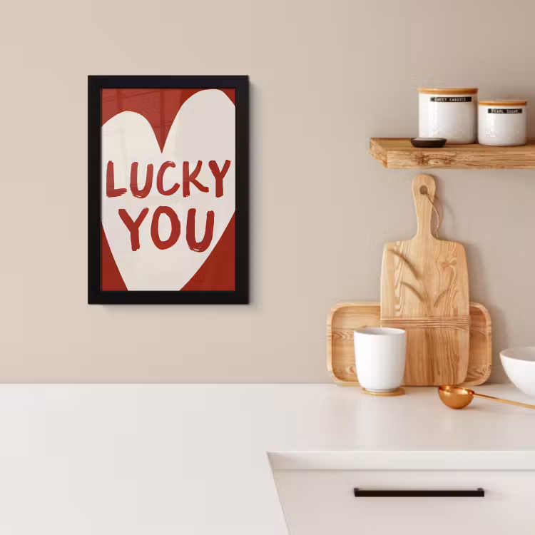 Cadre Photo - Lucky - Coeur - Rouge — 4