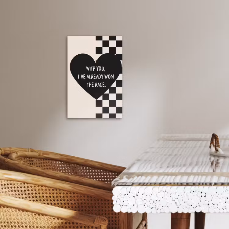 Tableau sur toile - Amour - Beige - Race — 4
