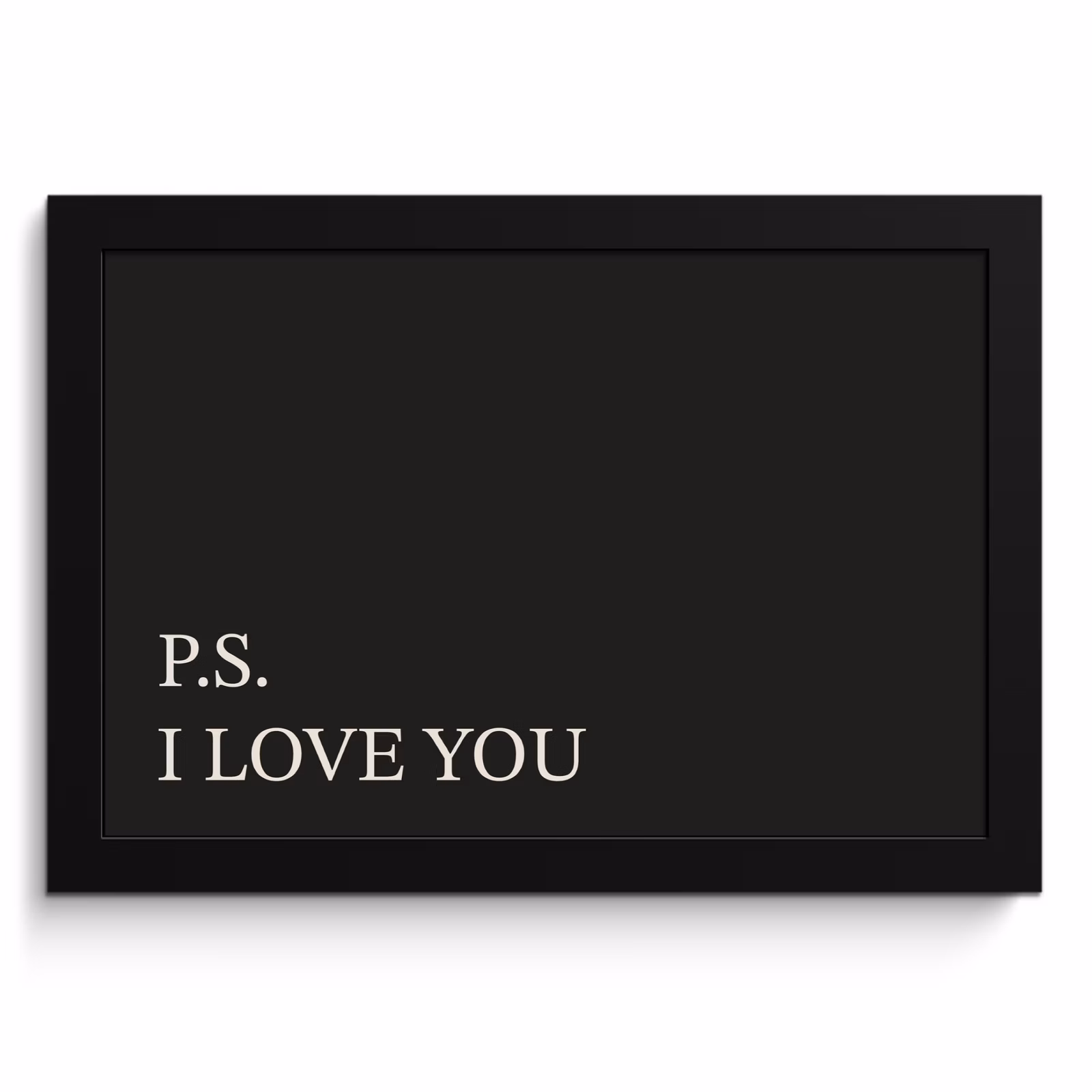 Cadre Photo - Noir - Minimaliste - Valentin — 1