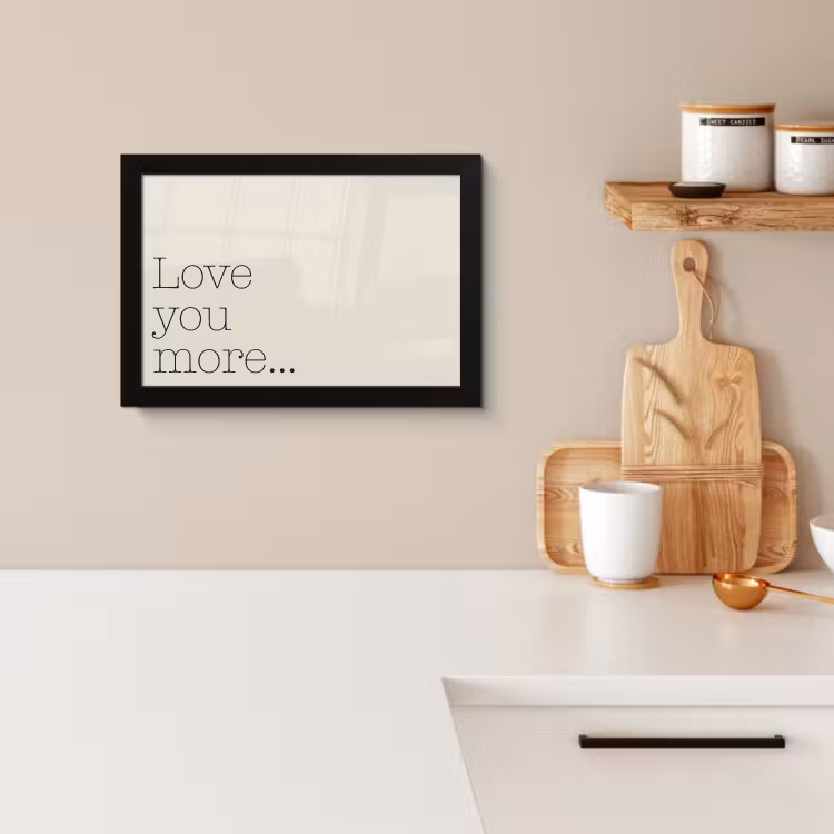 Cadre Photo - Minimaliste - Amour - Beige — 4