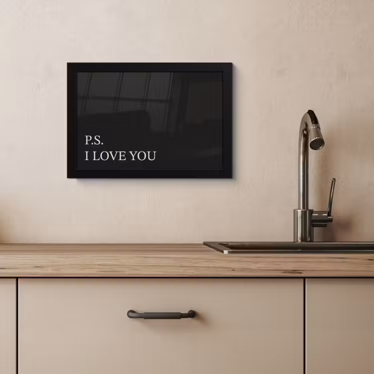 Cadre Photo - Noir - Minimaliste - Valentin — 3