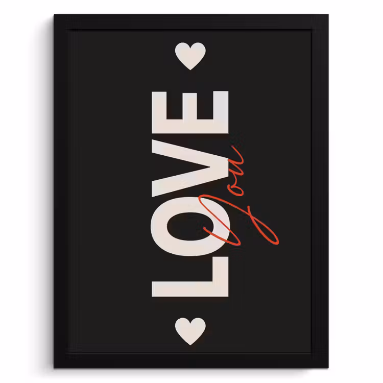 Cadre Photo - Amour - Rouge - Valentin — 1