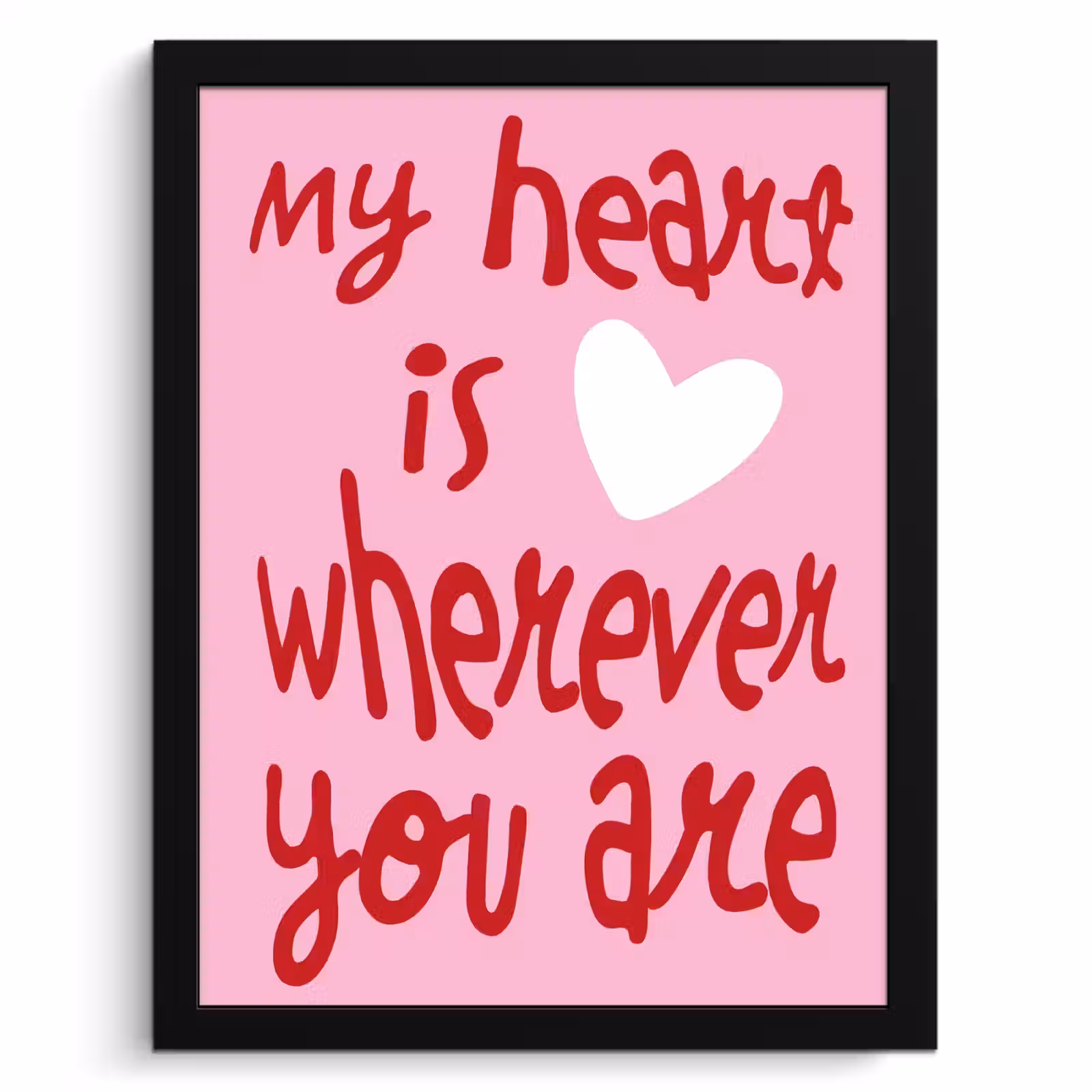 Cadre Photo - Valentin - Coeur - Amour - Rose — 1