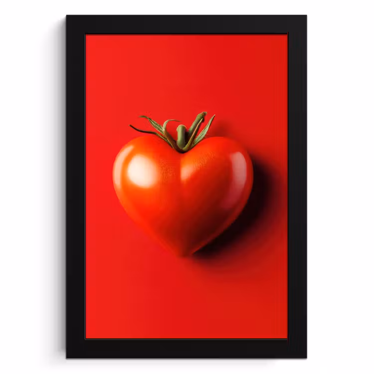 Cadre Photo - Tomate - Rouge - Coeur — 1
