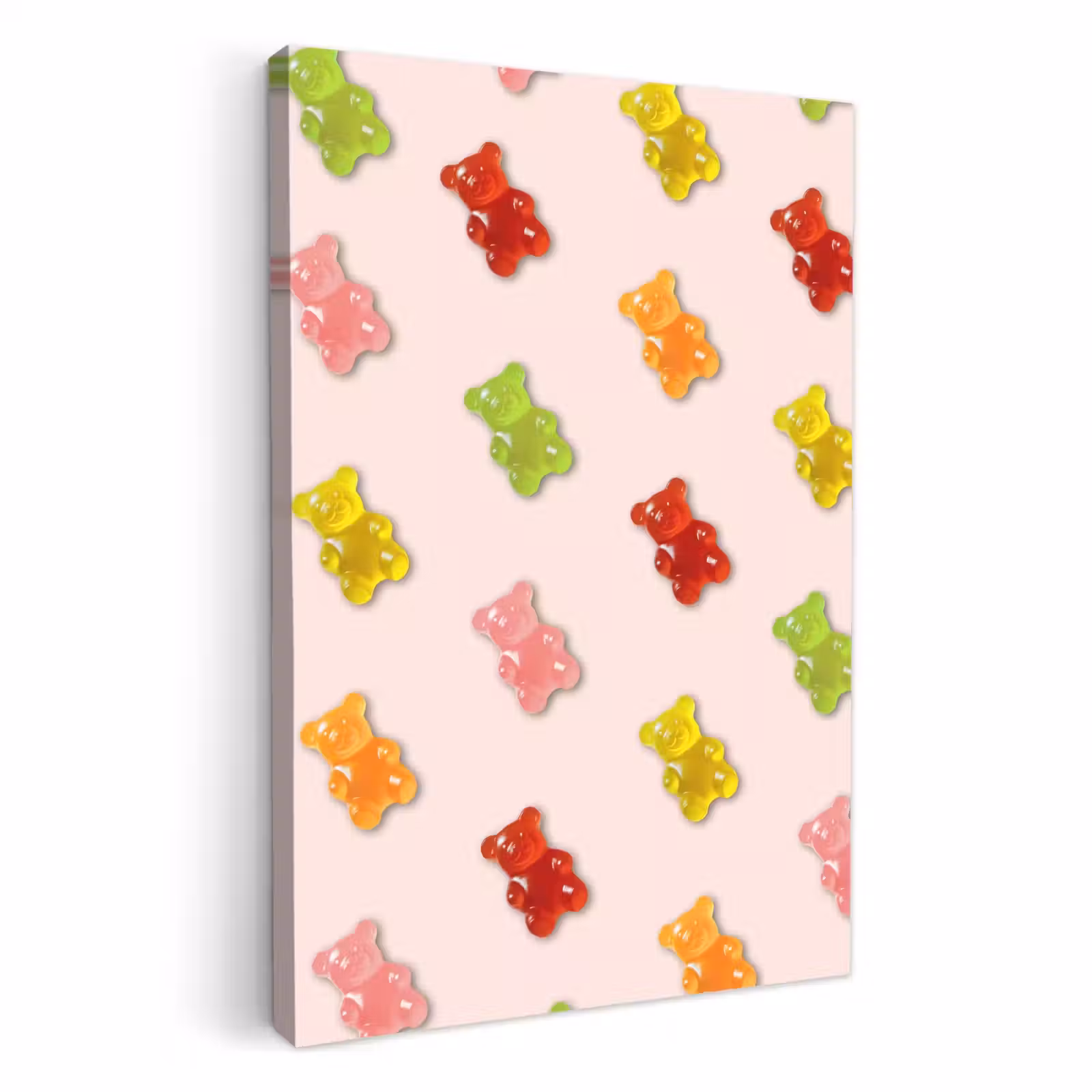 Tableau sur toile - Couleur - Candy - Rose — 1