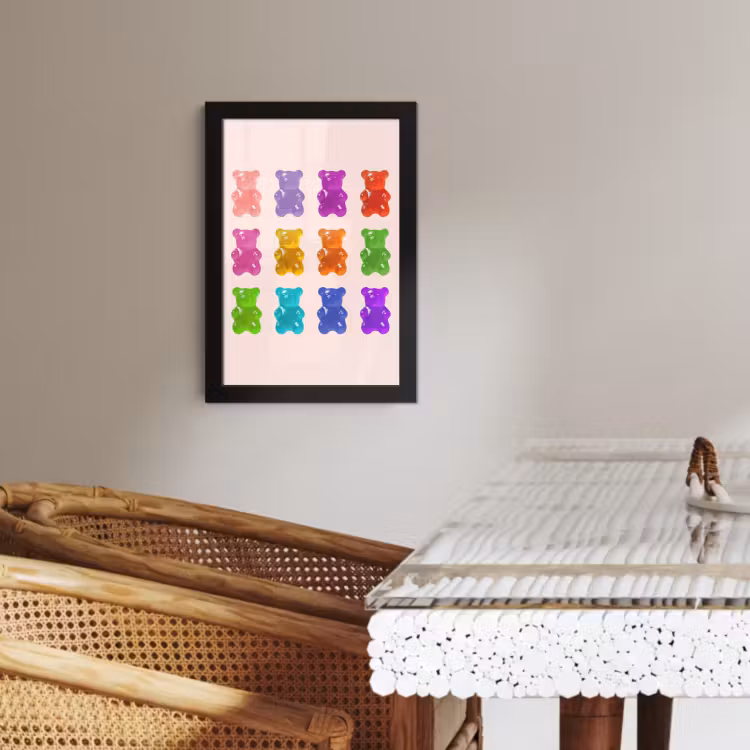 Cadre Photo - Ours - Coloré - Bonbons — 3