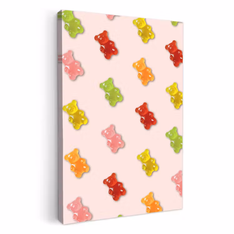 Tableau sur toile - Couleur - Candy - Rose — 1