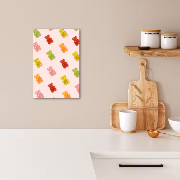 Tableau sur toile - Couleur - Candy - Rose — 3