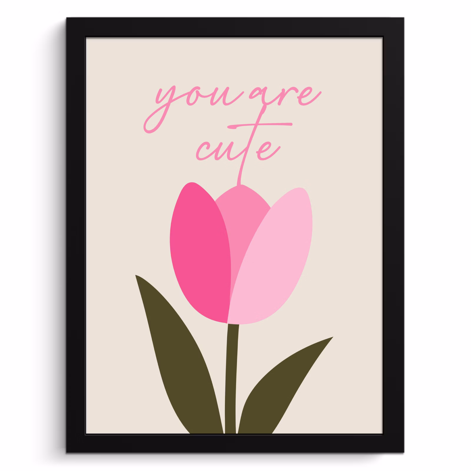 Cadre Photo - Tulipe - Rose - Valentin - Fleur — 1