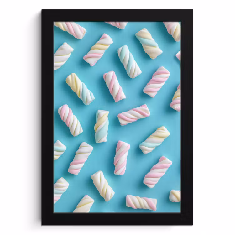 Cadre Photo - Bacon - Pastel - Bonbons - Bleu — 1