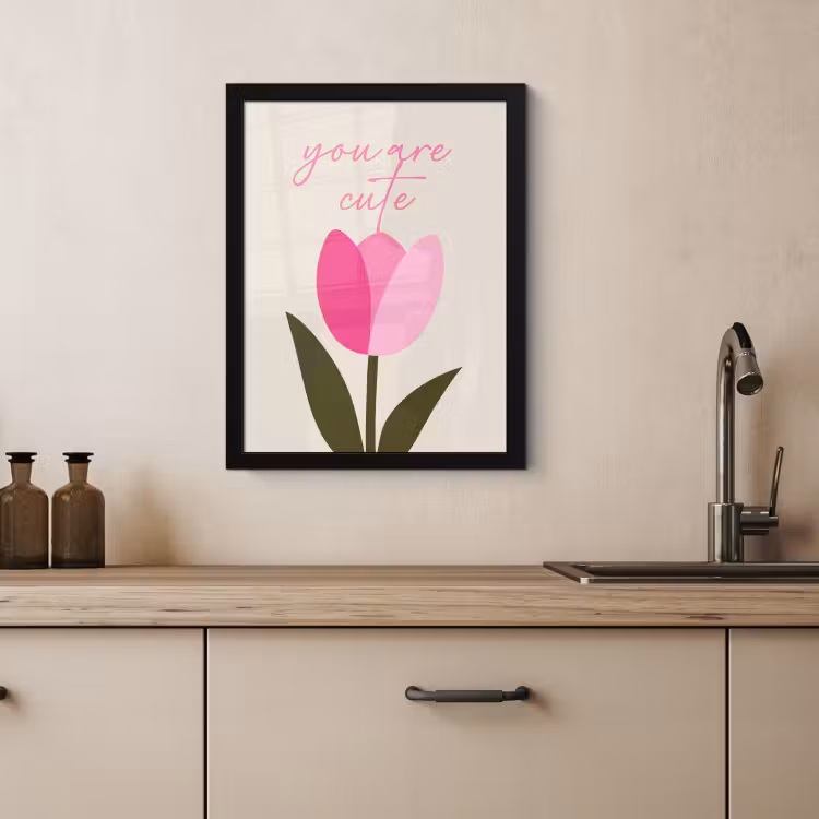 Cadre Photo - Tulipe - Rose - Valentin - Fleur — 3