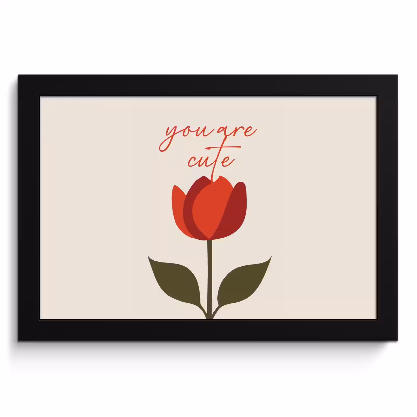 Cadre Photo - Rose - Rouge - Fleur - Valentin — 1