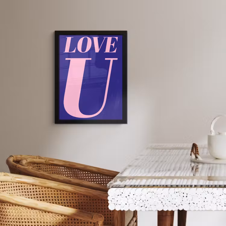 Cadre Photo - Amour - Bleu - Valentin — 3