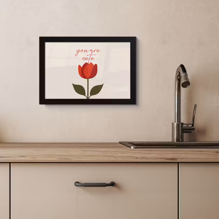 Cadre Photo - Rose - Rouge - Fleur - Valentin — 3
