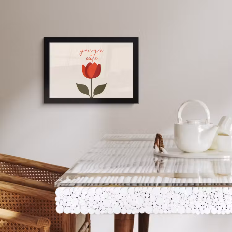 Cadre Photo - Rose - Rouge - Fleur - Valentin — 4