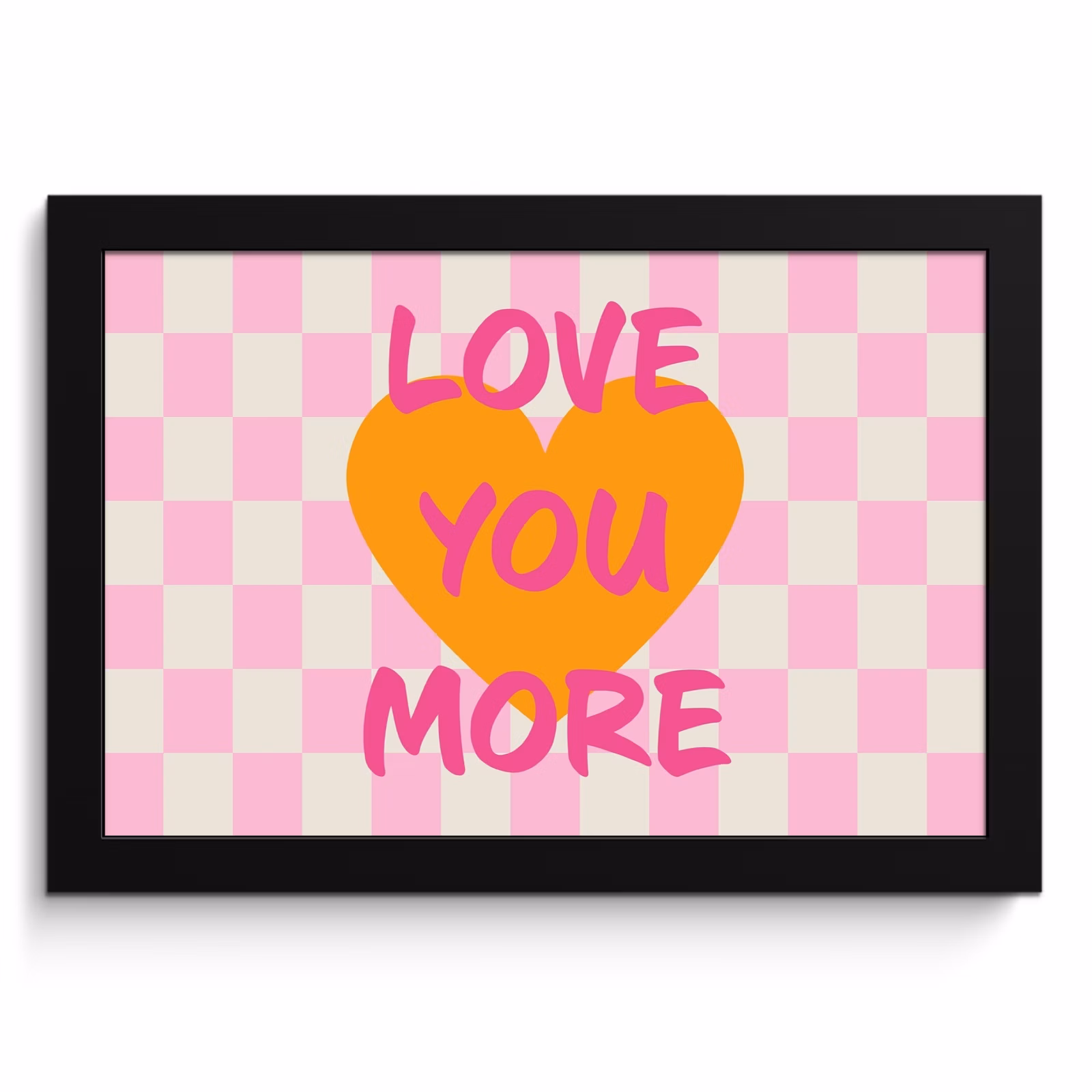 Cadre Photo - Valentin - Amour - Rose - Orange — 1