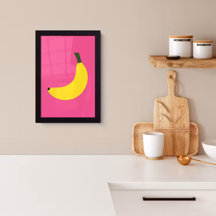 Cadre Photo - Banane - Jaune - Fruit — 2