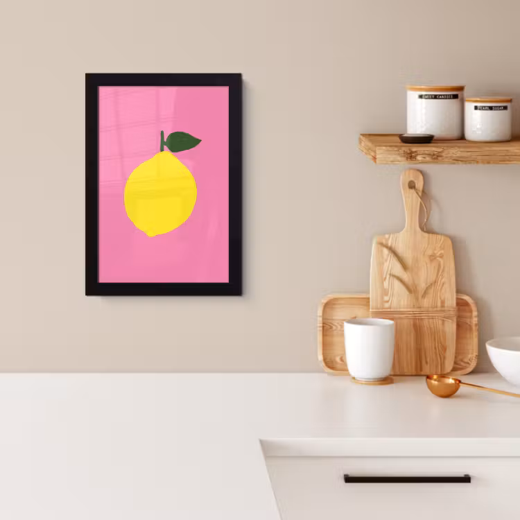 Cadre Photo - Citron - Jaune - Frais — 3