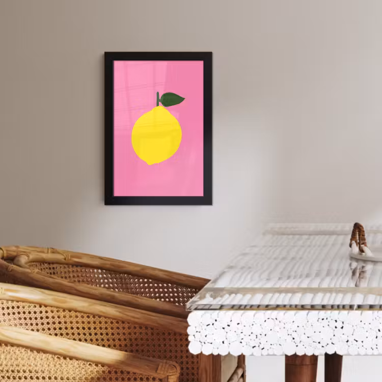 Cadre Photo - Citron - Jaune - Frais — 4