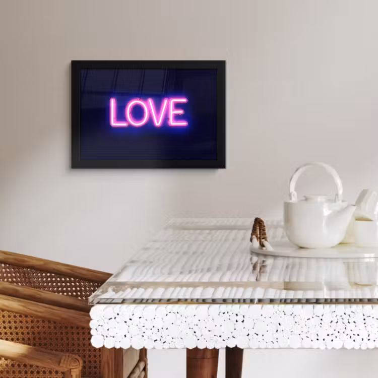 Cadre Photo - Néon - Amour - Valentin — 3
