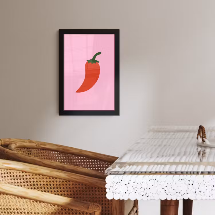 Cadre Photo - Poivre - Rouge - Illustration — 4