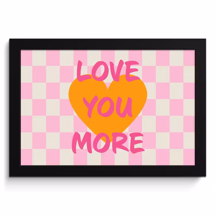 Cadre Photo - Valentin - Amour - Rose - Orange — 1