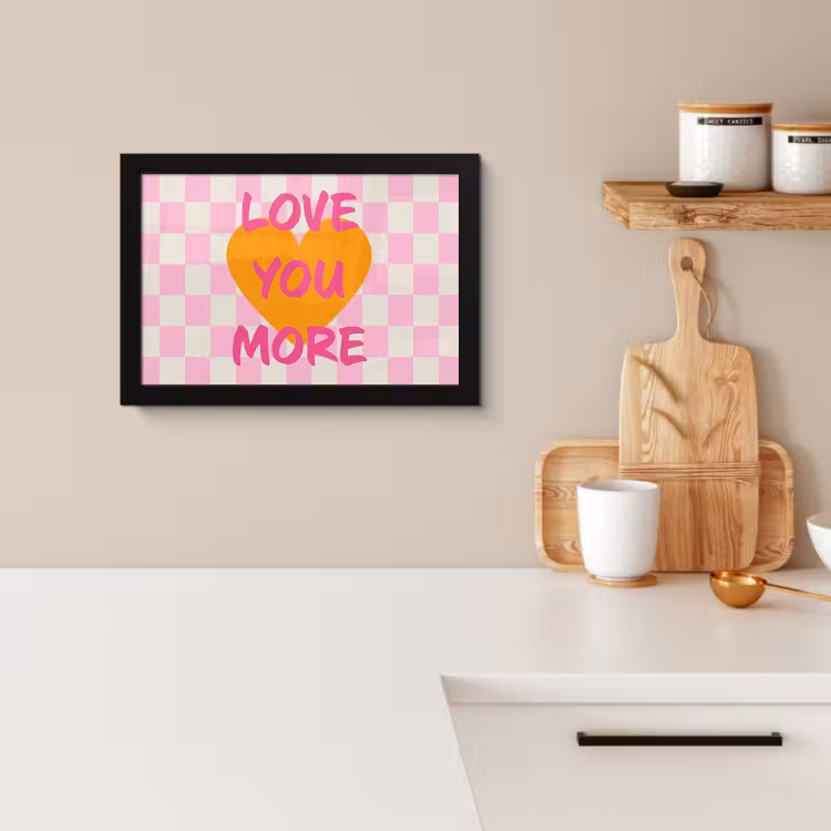 Cadre Photo - Valentin - Amour - Rose - Orange — 2