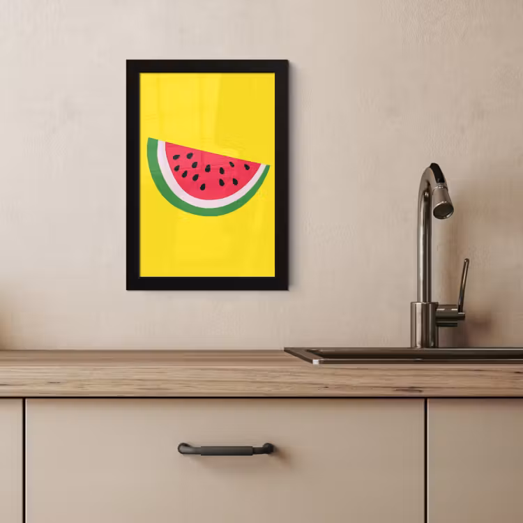 Cadre Photo - Fruit - Pastèque - Jaune — 3