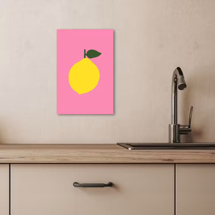 Tableau sur toile - Citron - Jaune - Frais — 4