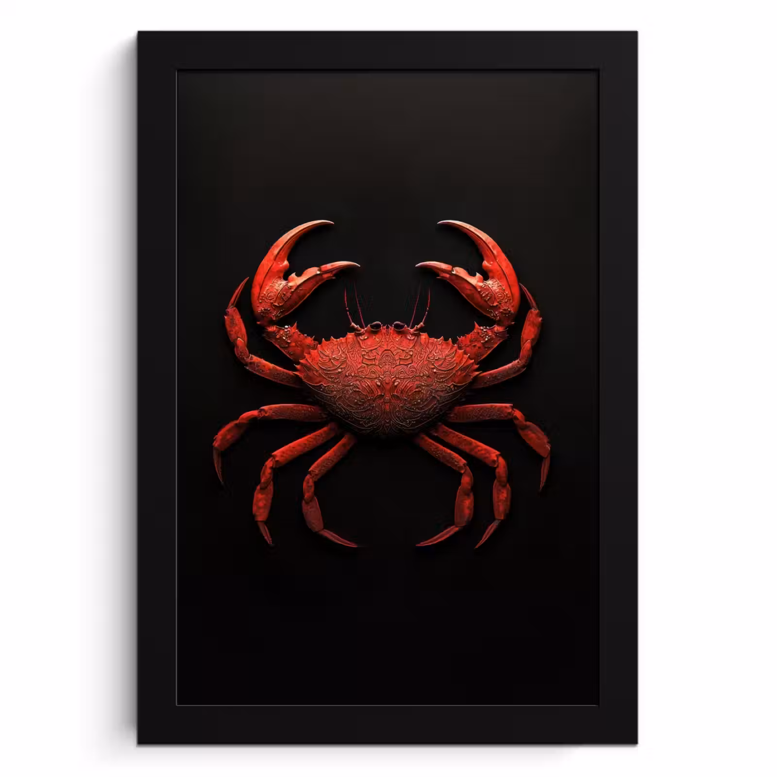 Cadre Photo - Crabe - Rouge - Poissons - Crustacés — 1