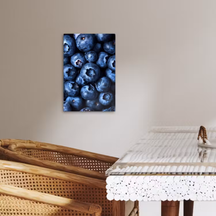 Tableau sur toile - Baies - Bleu - Fruits — 2