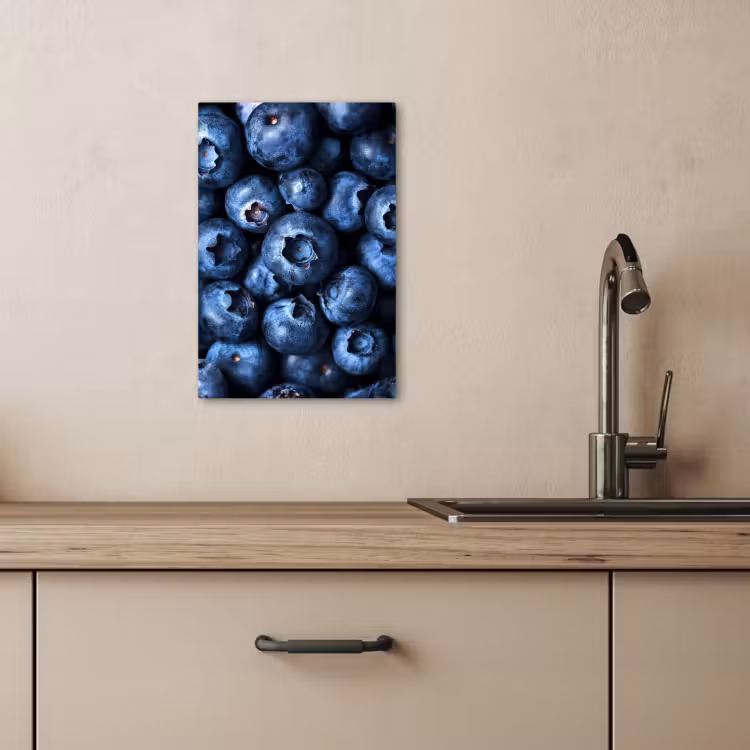 Tableau sur toile - Baies - Bleu - Fruits — 3