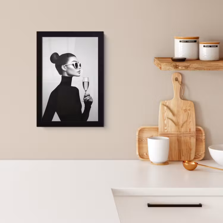 Cadre Photo - Femme - Champagne - Moderne — 3