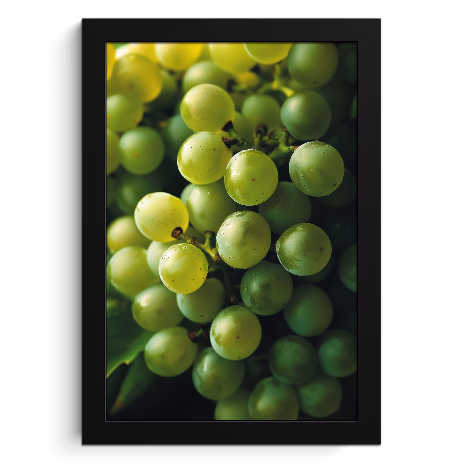 Cadre Photo - Raisins - Grappe - Vert — 1
