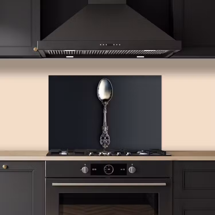 Fond de hotte - Cuillère - Argent - Métal — 5