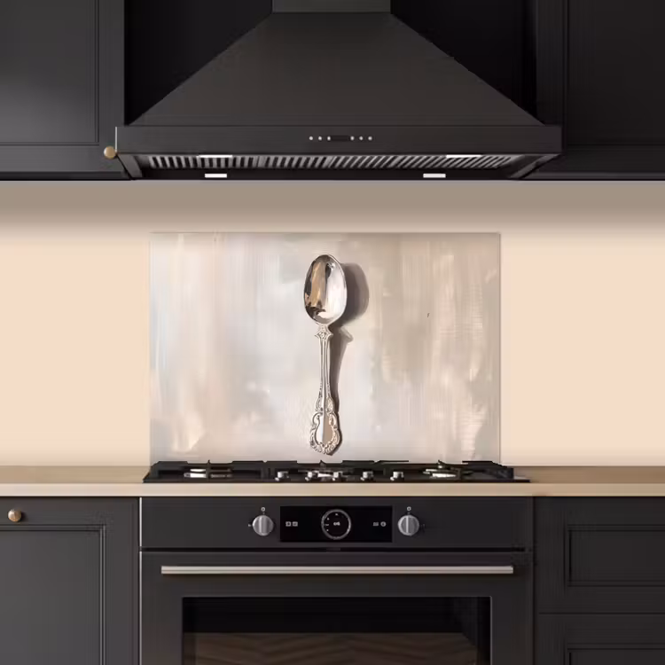 Fond de hotte - Cuillère - Peinture - Argent — 5
