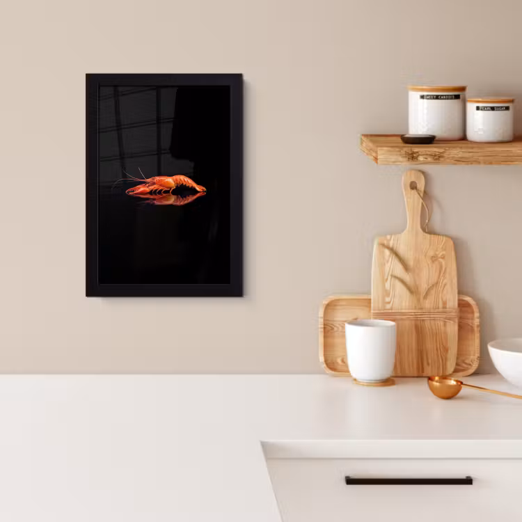 Cadre Photo - Cancer - Orange - Noir - Frappant — 3