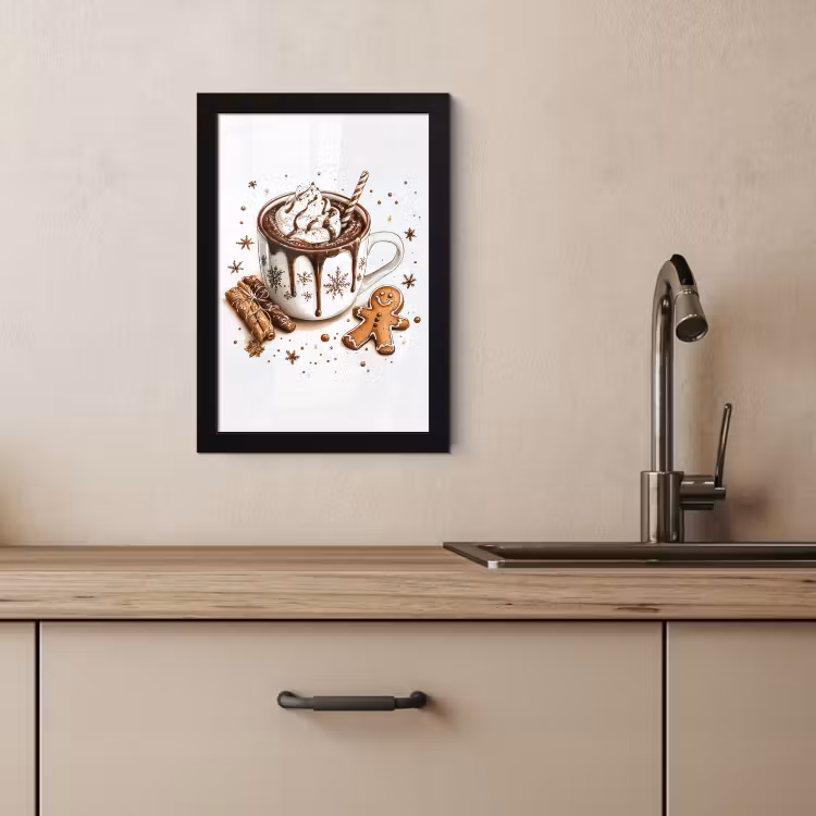 Cadre Photo - Chocomel - Décoration - Gâteau - Hiver - Noël — 4