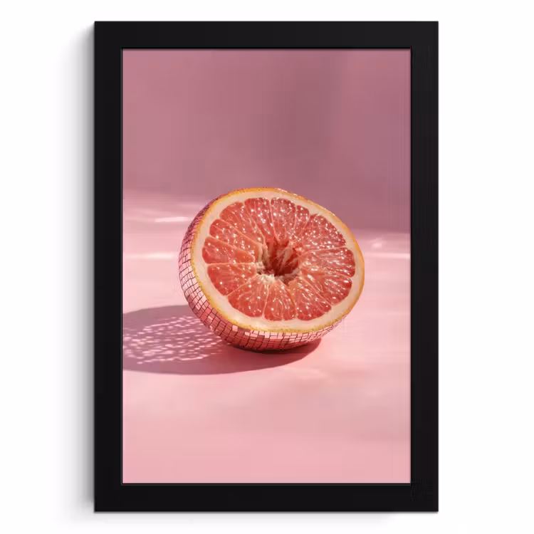 Cadre photo - Pamplemousse - Rose - Disco - Brillant — 1