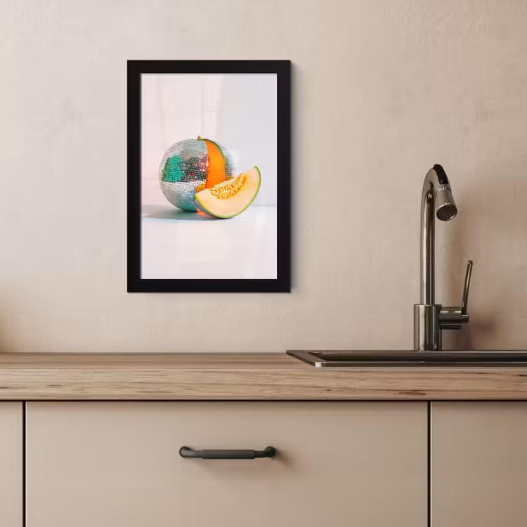 Cadre photo - Disco - Discoball - Melon - Pastel — 4