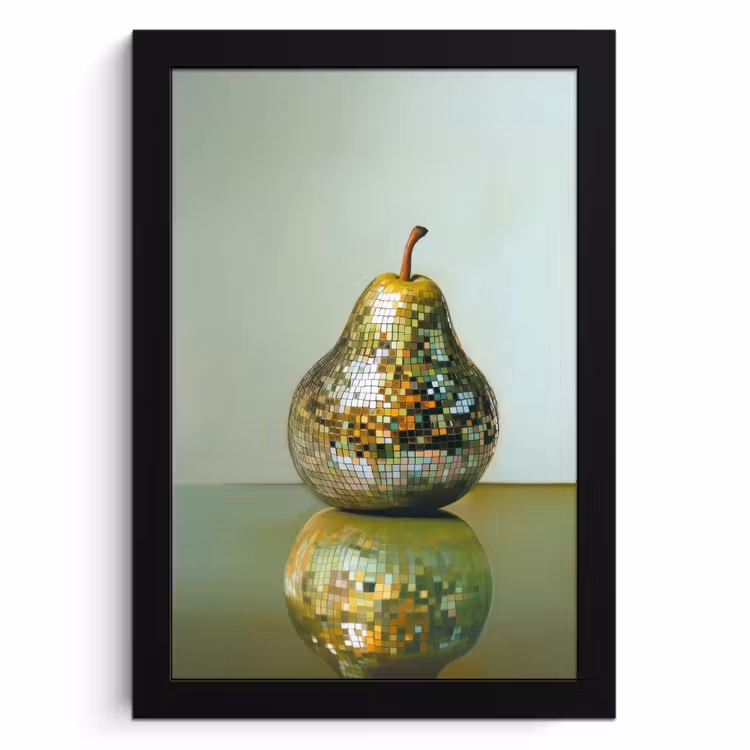 Cadre photo - Fruit - Disco - Art - Glitter — 1