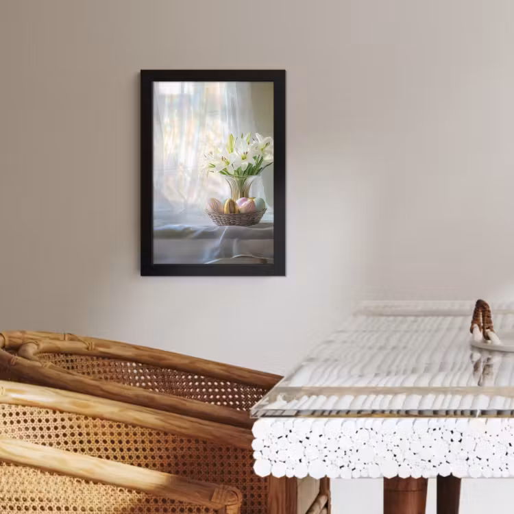 Cornice per foto - Vase - Oeufs - Fleurs — 4