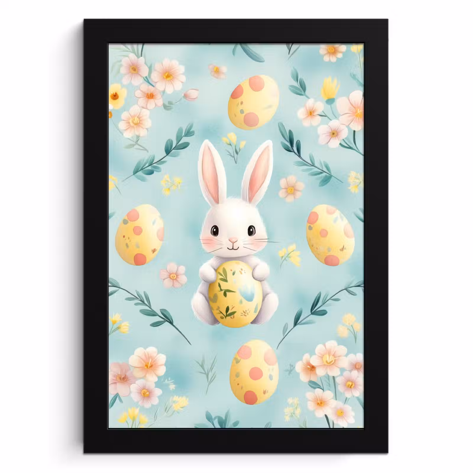 Cornice per foto - Lapin - Œufs - Branches — 1