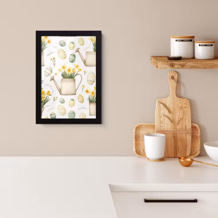 Cornice per foto - Arrosoir - Fleurs - Oeufs — 4