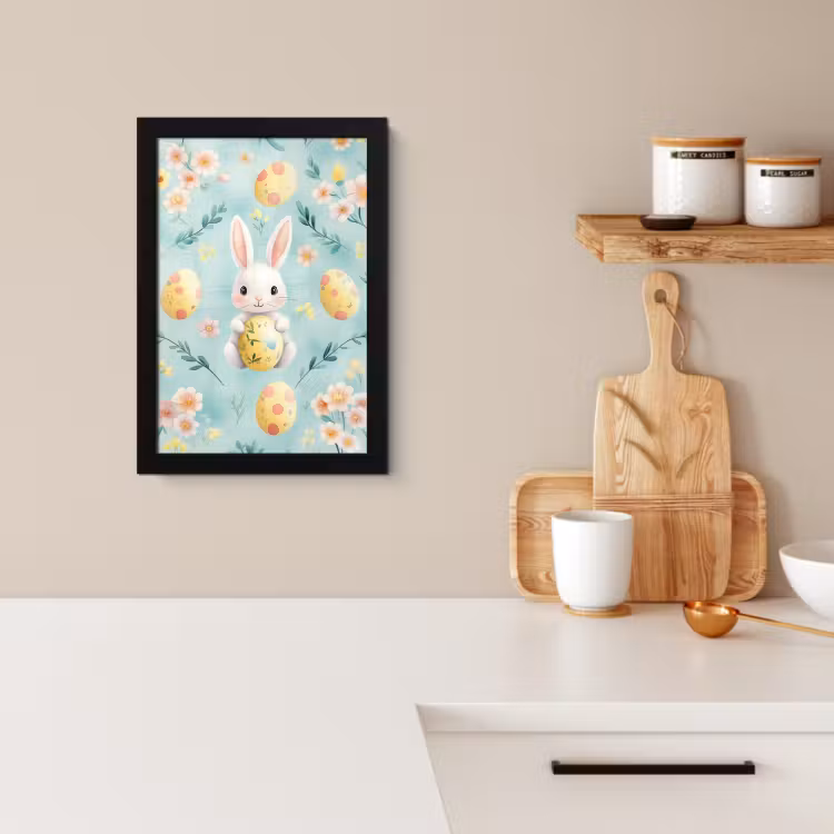 Cornice per foto - Lapin - Œufs - Branches — 3