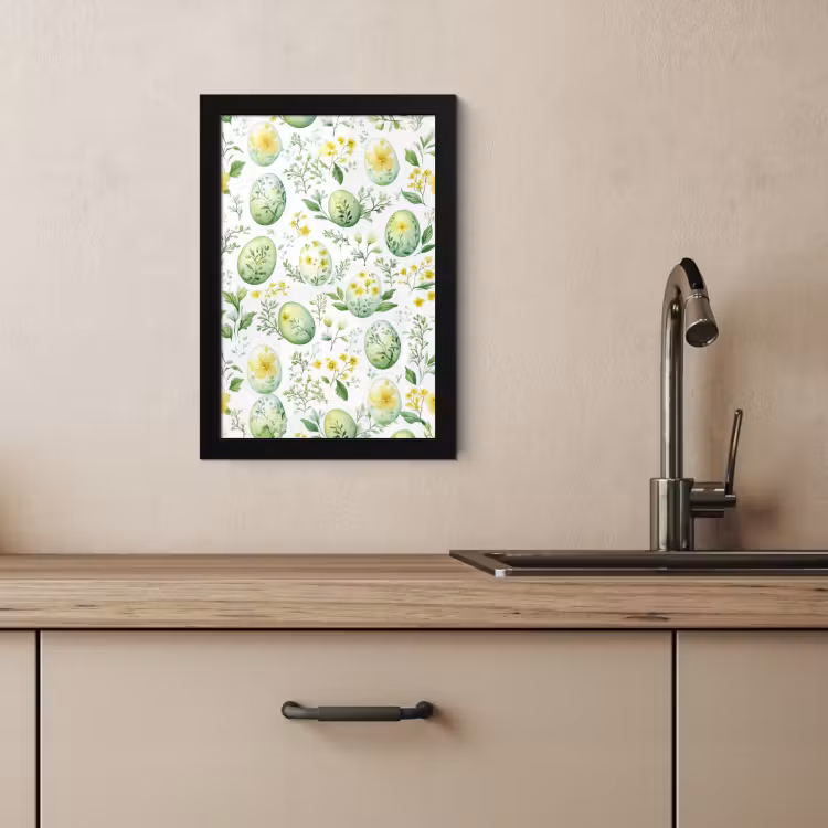 Cornice per foto - Motif - Vert - Œufs — 3