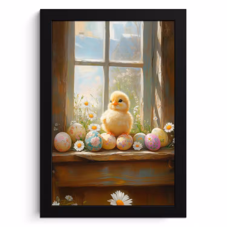 Cornice per foto - Poussin - Fenêtre - Oeufs de Pâques — 1