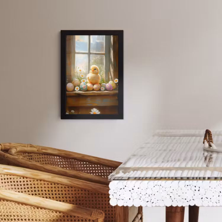 Cornice per foto - Poussin - Fenêtre - Oeufs de Pâques — 2